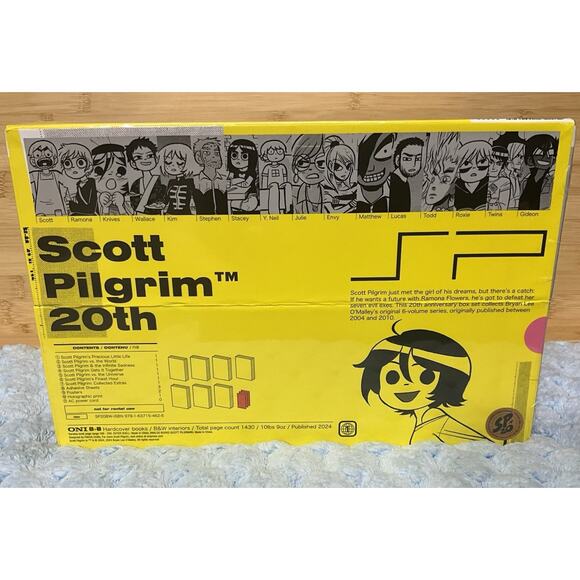 Scott Pilgrim 20th anniversary Box Set B&W SEALED - MINT CONDITION!!! - Picture 2 of 4